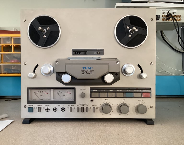 Teac reel to reel deck lubricated and calibrated