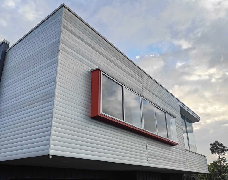 Aluminium reclad in Mangawhai - CHR Builders