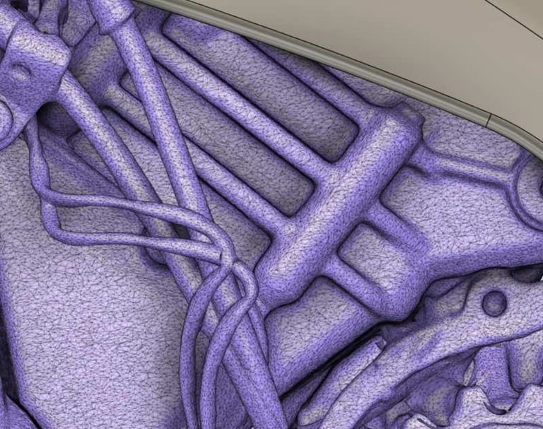 Ducati V4 Lucan Frame CAD Model