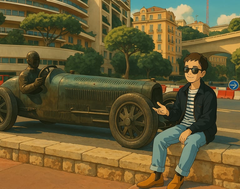 Sagar in Monaco F1 race track