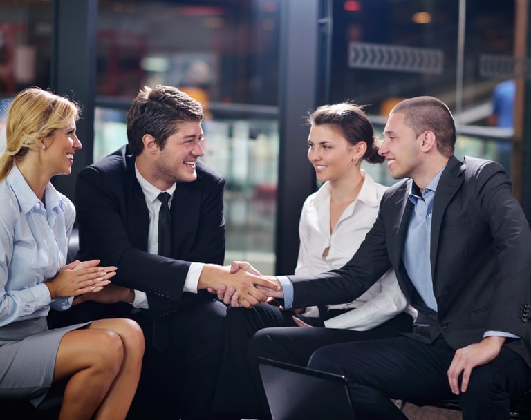 business meeting shaking hands