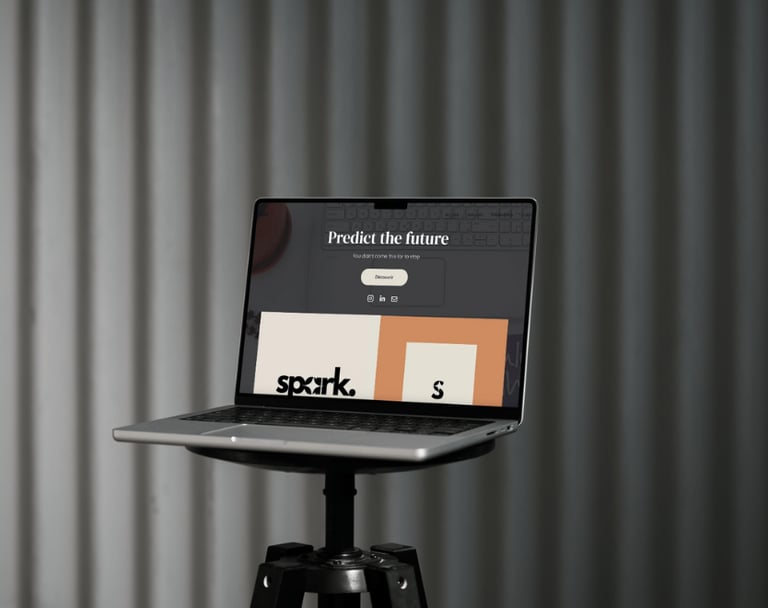 mockup d'un site Web avec un Mac
