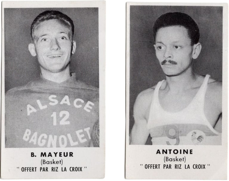 1959 Riz La Croix Des Sportifs French Basketball Cards