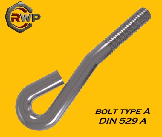 DIN 529A Foundation Bolt Anchor Bolt 