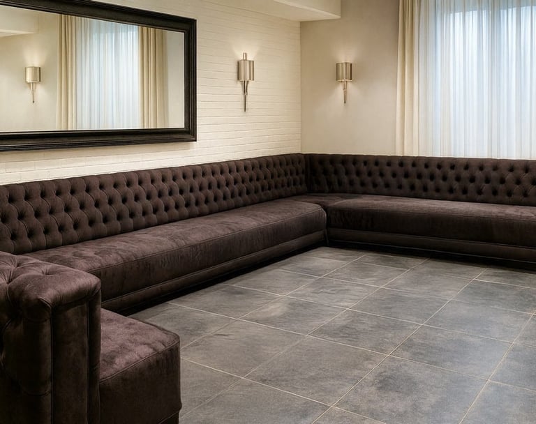 Elegant banquette by Solo Home Decor