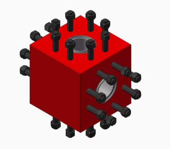 Crosses and tees for branching pipelines (API standard).