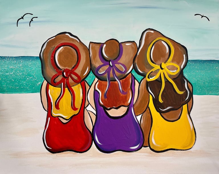 Girls Trip paint party online