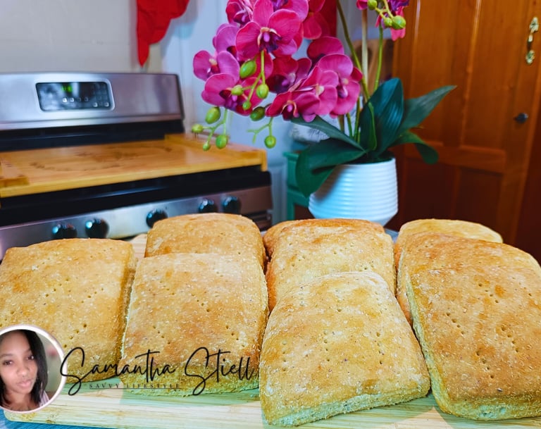 Classic Trini Coconut Bake