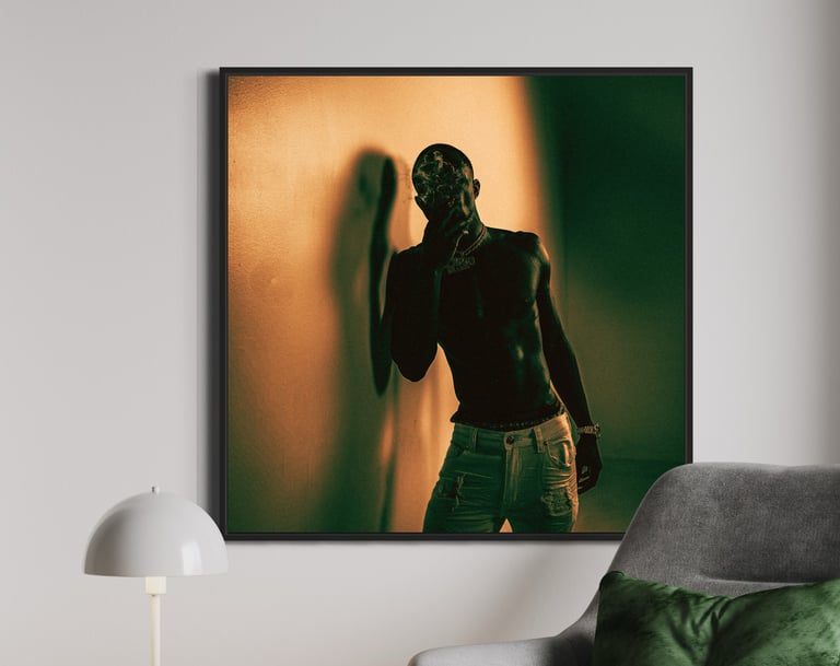 BLACK WALL ART FOR BEDROOM