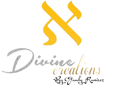 a logo for divine creations