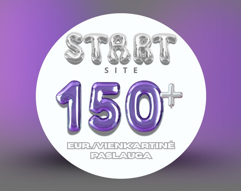 Start Site – paprastos informacinės interneto svetainės kūrimas