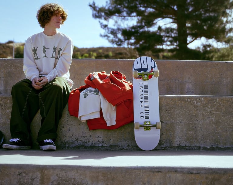 Crisspy.co skatewear brand commercial by BrandNests fashion and video production team.