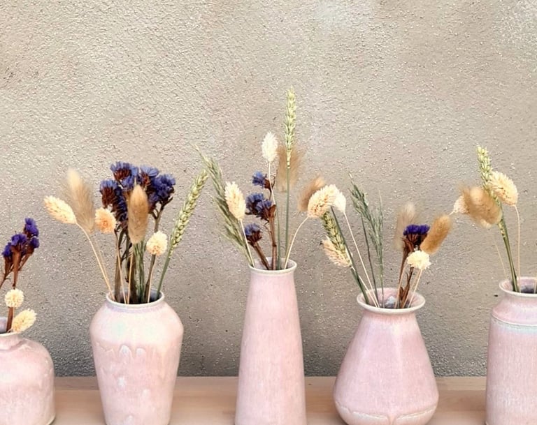 Soliflores en céramique, petits vases, décoration d'intérieur