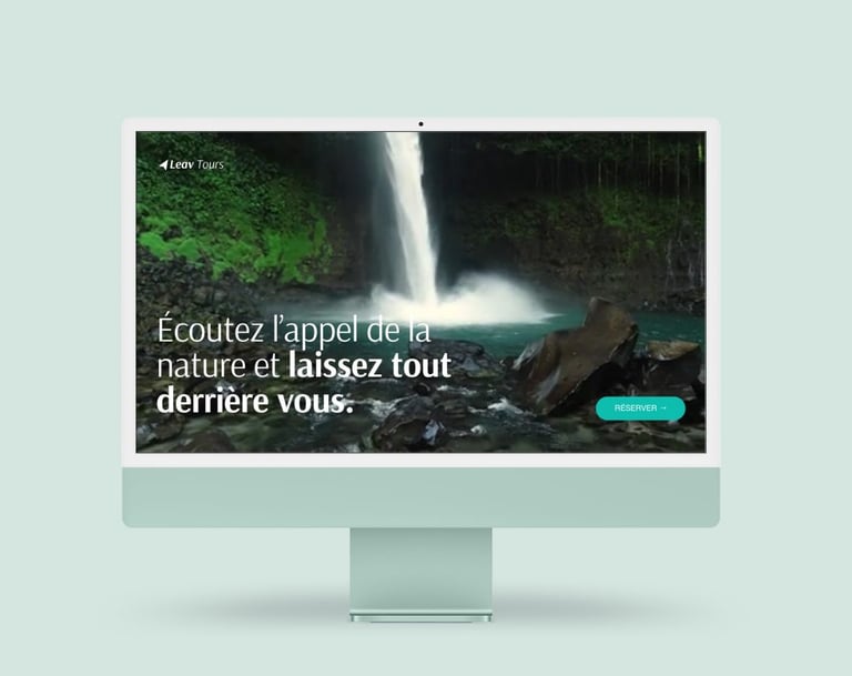 écran ordinateur avec couleur verte