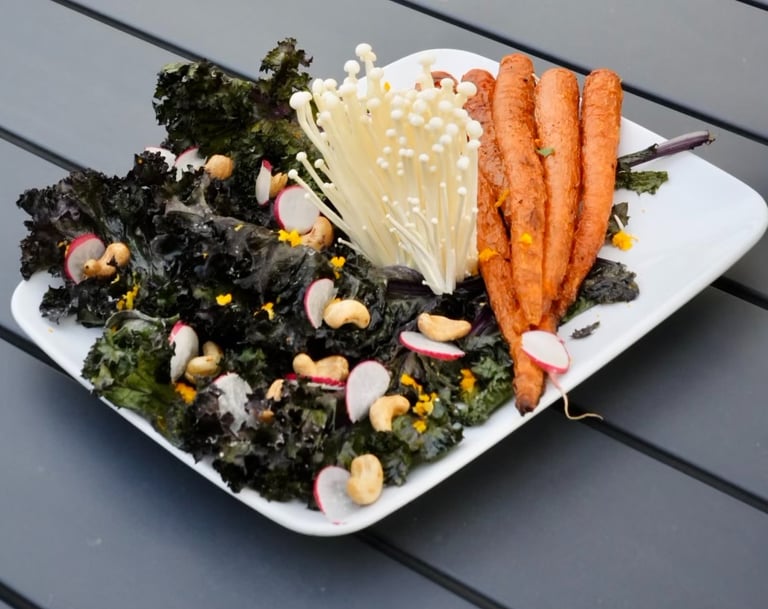 a person squeezing lemonade on a plate of food