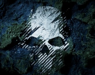 a skull skullet with a skull on it
