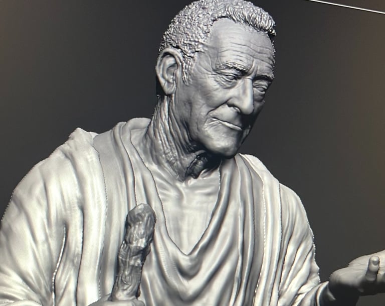 modelado 3D e impresión 3D de figuras de belén y arte sacro