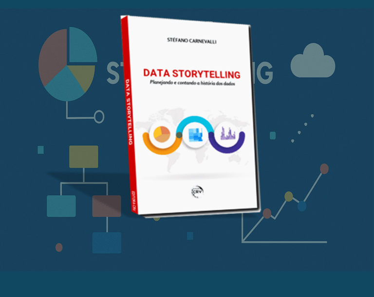 Capa Livro Data Storytelling planejando e contando  a história dos dados