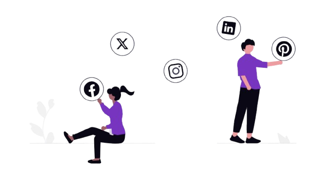 Supported platforms icons including YouTube, Instagram, TikTok, Facebook, and more for video downloading