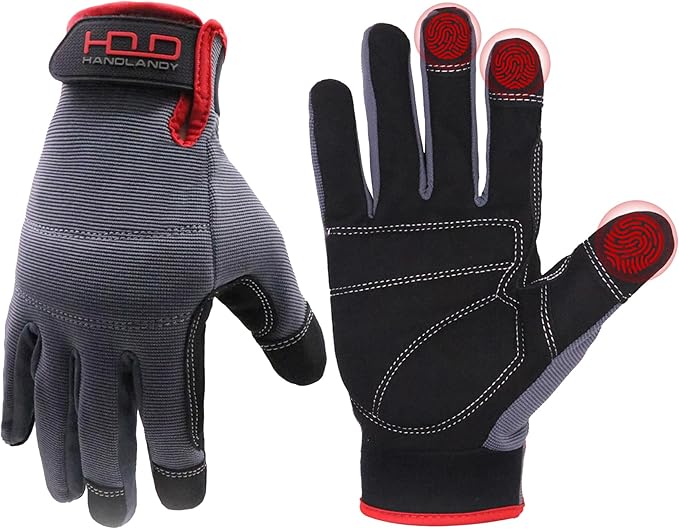 HANDLANDY Work Gloves for Men & Women
