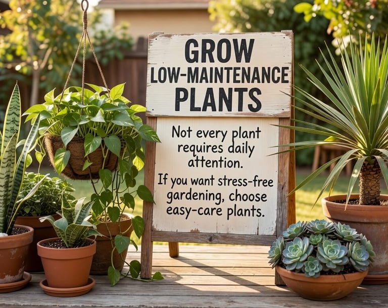 Low-Maintenance Plants