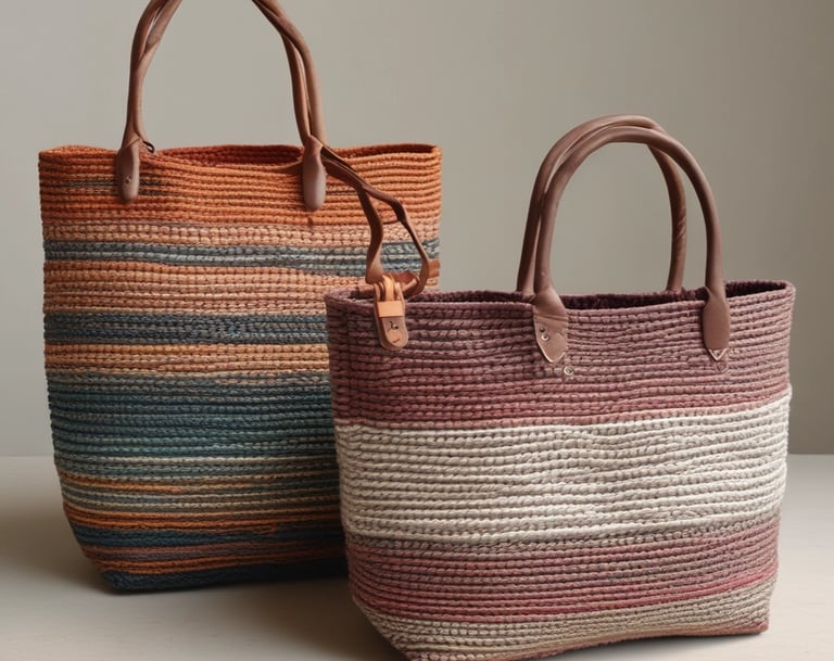 Les Créations de Lounie Les sacs en trapilho