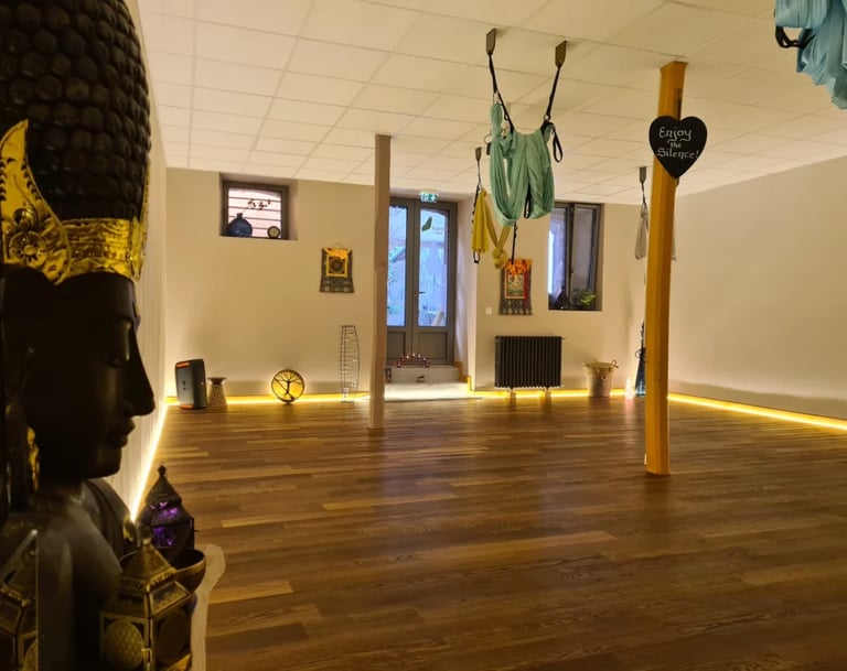 Salle de pratique à l'arbre à papillons