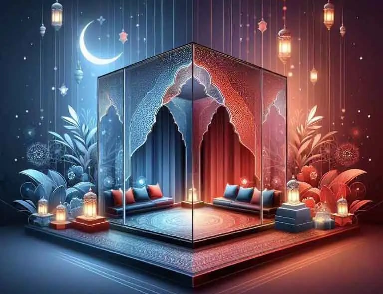 في ظل ونور :تفاصيل الديكورات الداخلية للبوثات: صور تبرز التفاصيل الدقيقة في التصميم الداخلي للبوثات