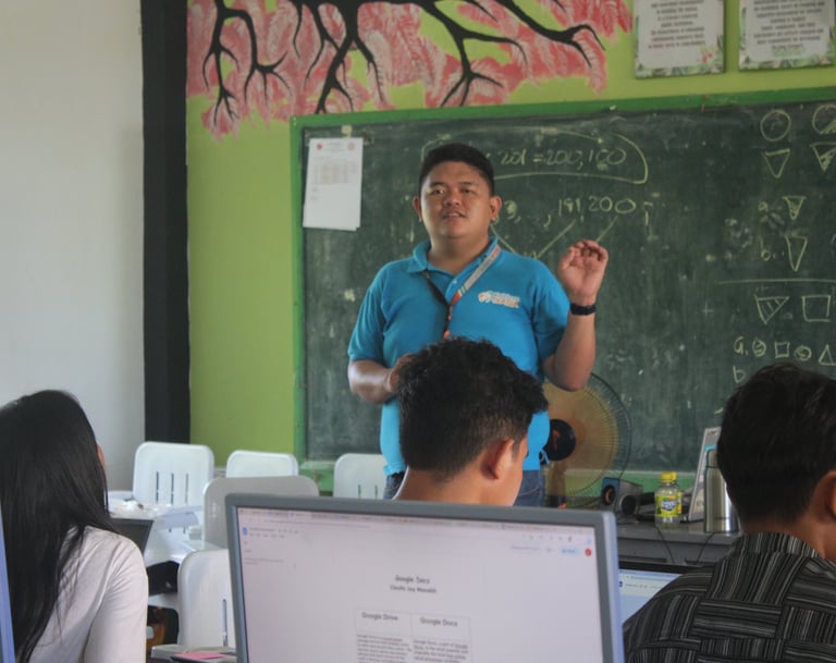 kenneth porio teaching student beneficiaries