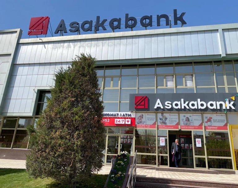 Asaka bank, Tashkent, Uzbekistan
