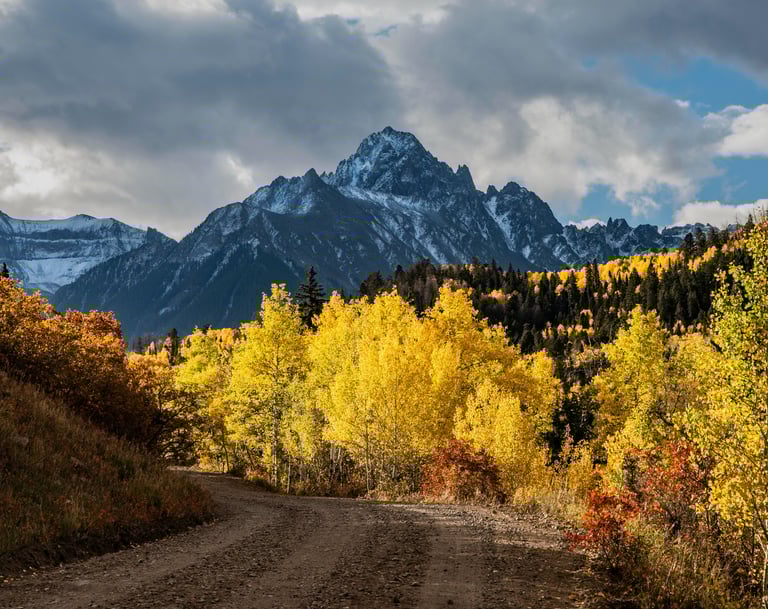 Fall Mountain scene