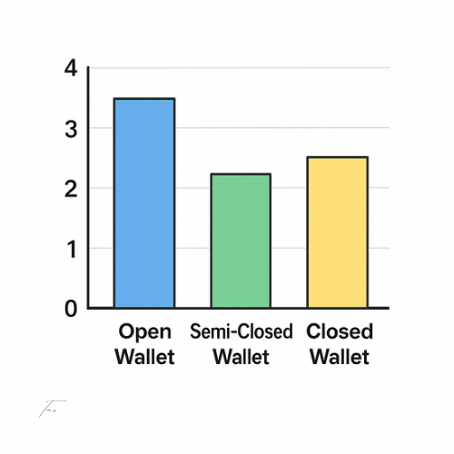 a bar chart showing the number of open doors
