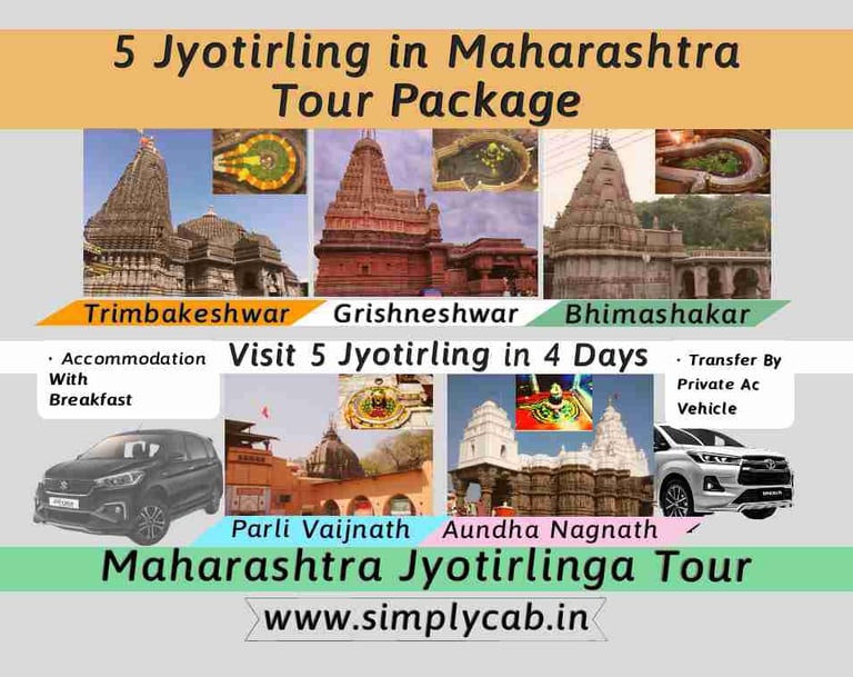 Five Jyotirlinga in Maharashtra Tour Package