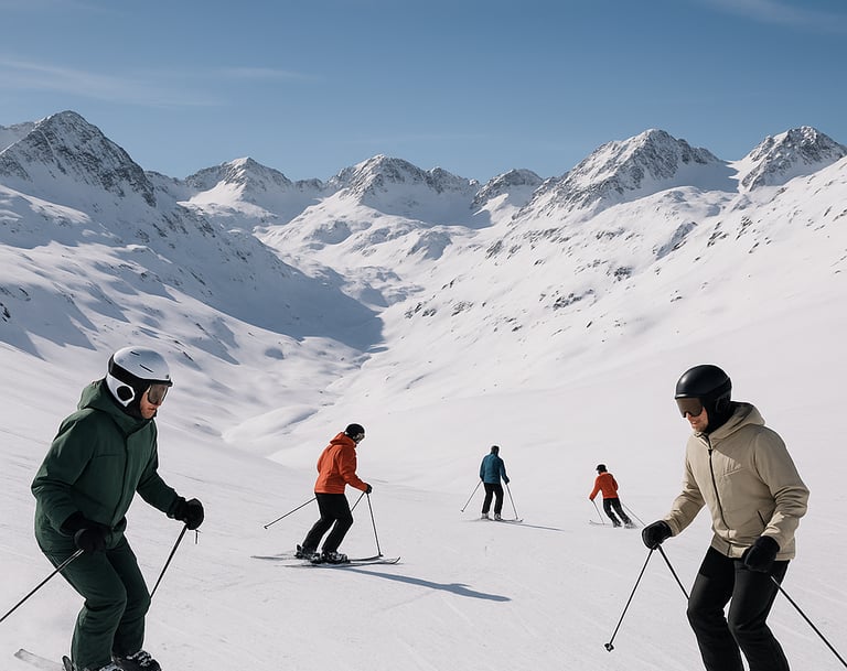 Plans d'hiver au Pas de la Case, Grandvalira. Ski et snowboard