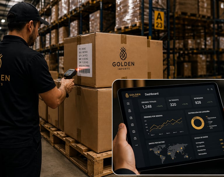 Gestión inteligente de inventario combinando inspección física y monitoreo digital de operaciones lo