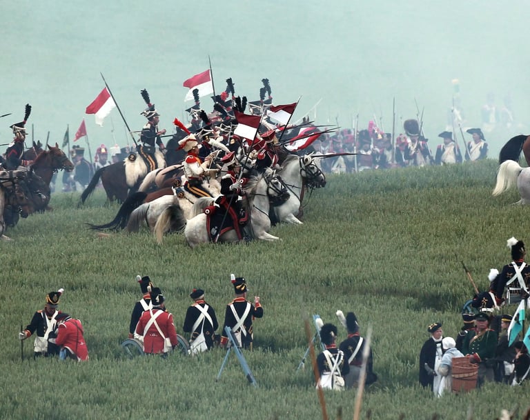 Reconstitution Bataille de Waterloo
