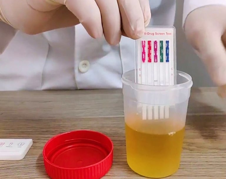 tarjeta o panel antidoping