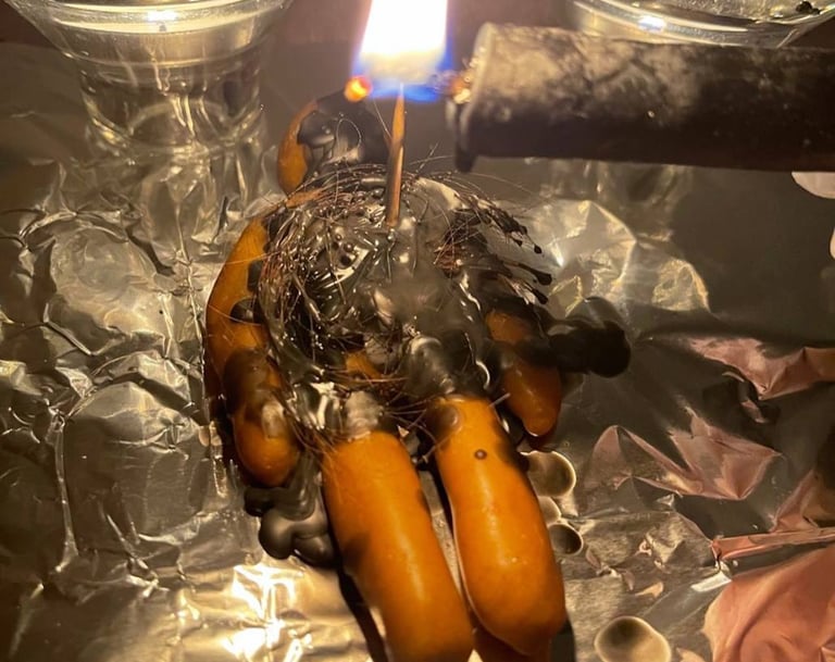 a doll candle lite up