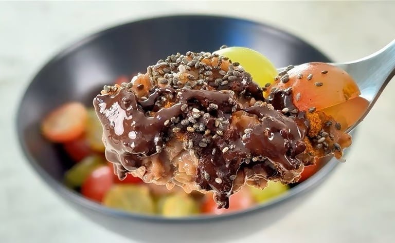 Porridge al cioccolato - Una Colazione Sana e Cremosa in Bowl