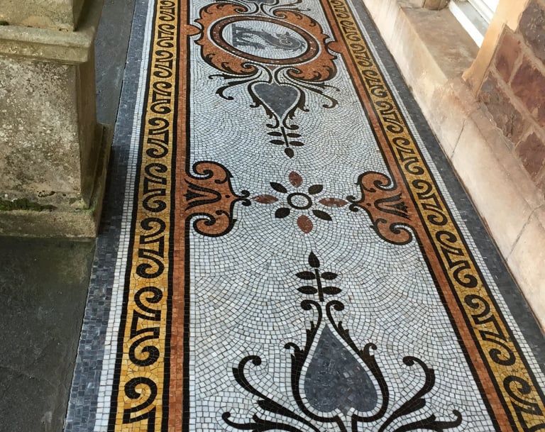 mosaic floor restoration, floor cleaning and restoration, 