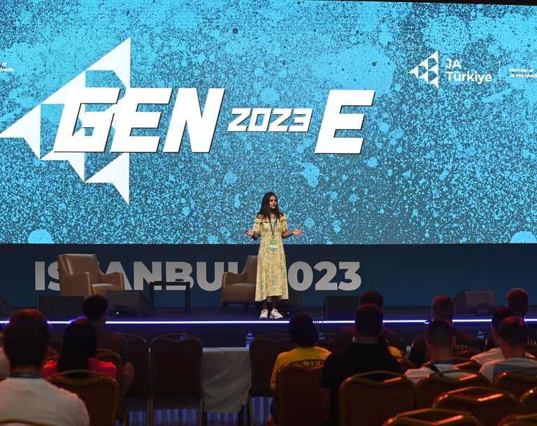 Maya Raichoora at GEN Europe conference
