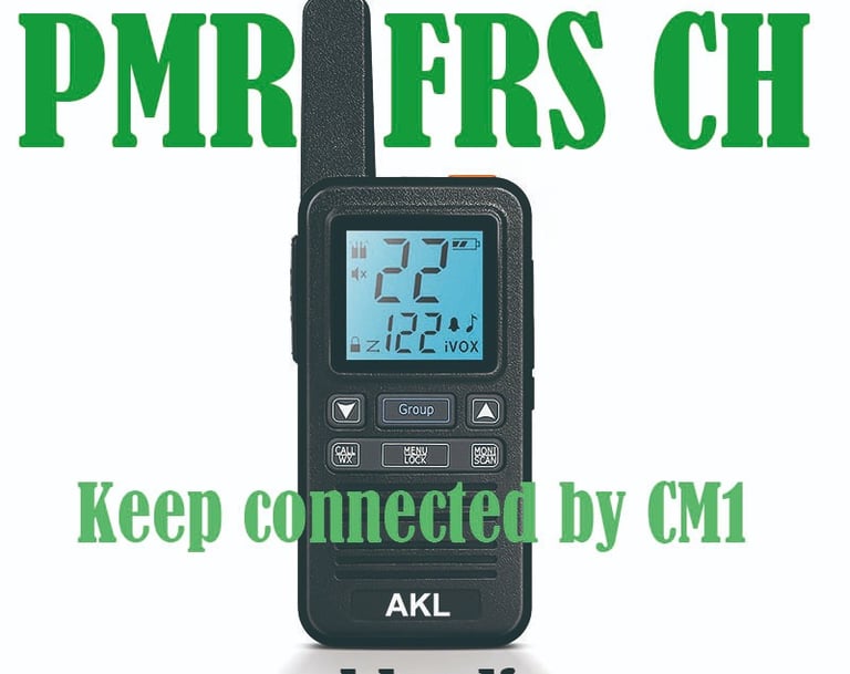 a radio with the words pmr on it