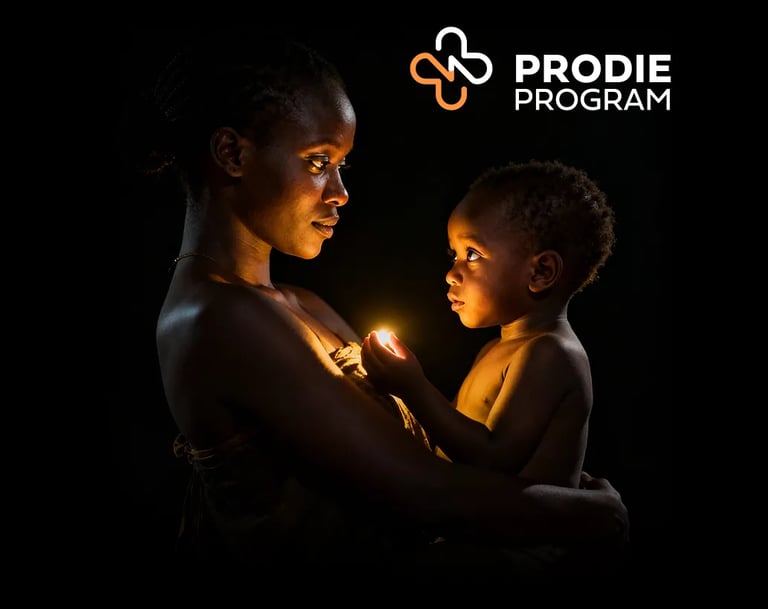 Prodie Program illustration of a mother and her son