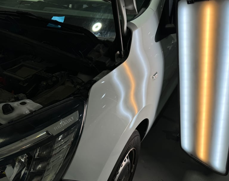 abolladuras sin pintar  varillero