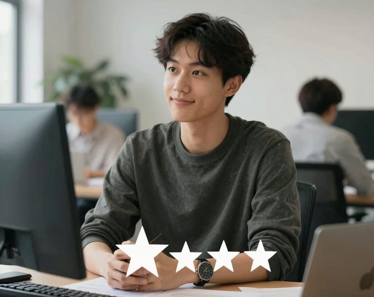 blue and white striped round textile