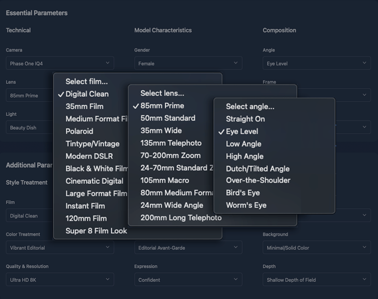 How to use Promptism by Supermodernism – AI image creation steps: Select, Remix, Explore, Generate