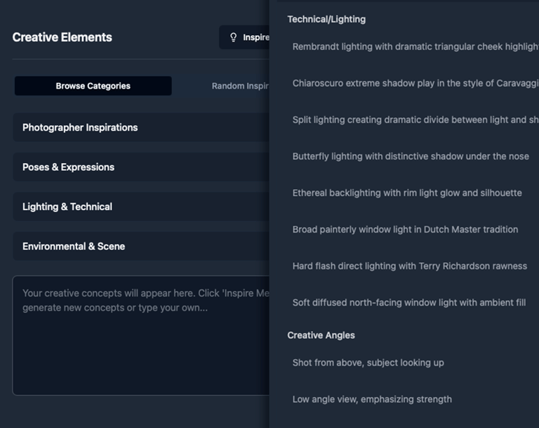 How to use Promptism by Supermodernism – AI image creation steps: Select, Remix, Explore, Generate