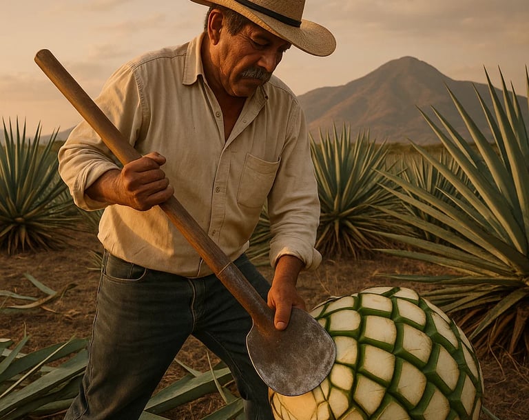  hombre con sombrero de paja sosteniendo una pala