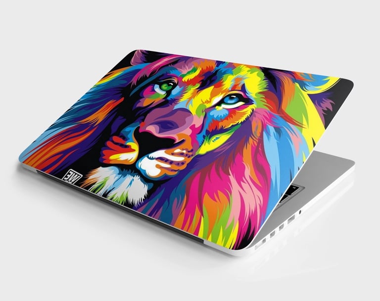 lion laptop skin