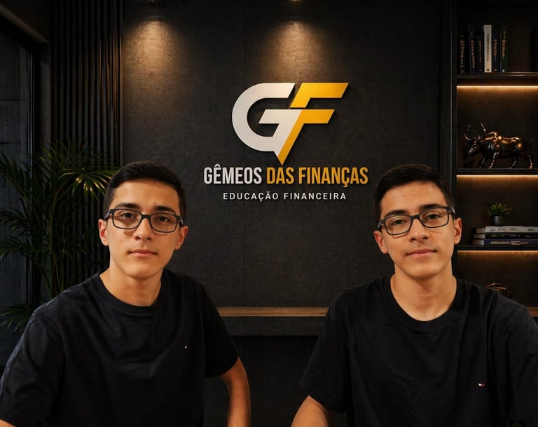 Essa imagem representa os Gêmeos das Finanças